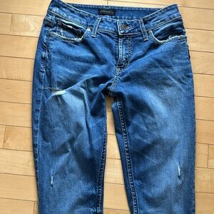 Silver Jeans Suki Straight Blue Denim